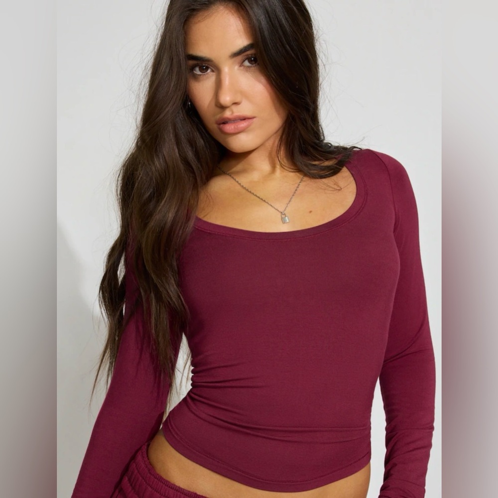 SALE‼️Long Sleeve Purple Top Size Large